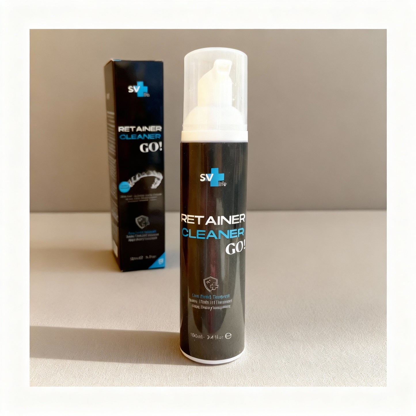 SV Retainer Cleaner Go - Reinigunsschaum für Aligners