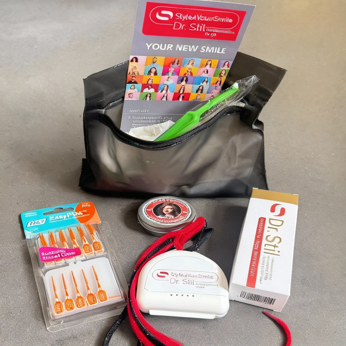 Happy Teeth Retainer/Ende Set