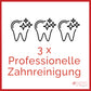 3 x Professionelle Zahnreinigung "Happy Teeth" für Erwachsene